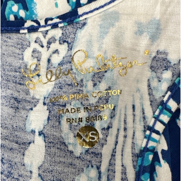 Lilly Pulitzer Get In Line Melle Dress Indigo Size XS - Picture 9 of 10